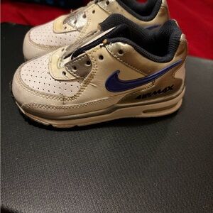 Nike Kids Sneakers - Cream and Blue